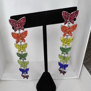 C&C California Rainbow Butterfly earrings